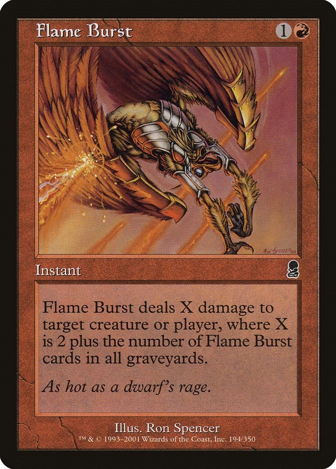 Image for Flame Burst (194) (ODY) - Magic: The Gathering