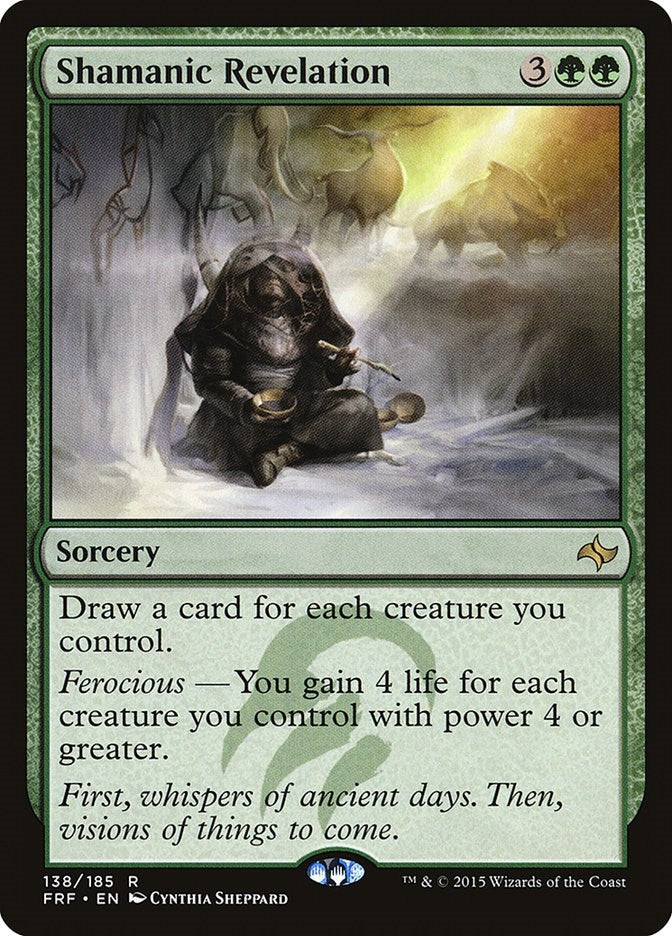 Image for Shamanic Revelation (138) (FRF) - Magic: The Gathering