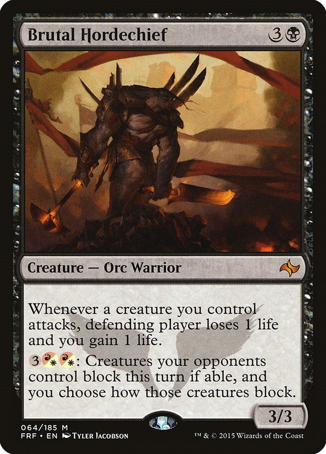 Image for Brutal Hordechief (64) (FRF) - Magic: The Gathering