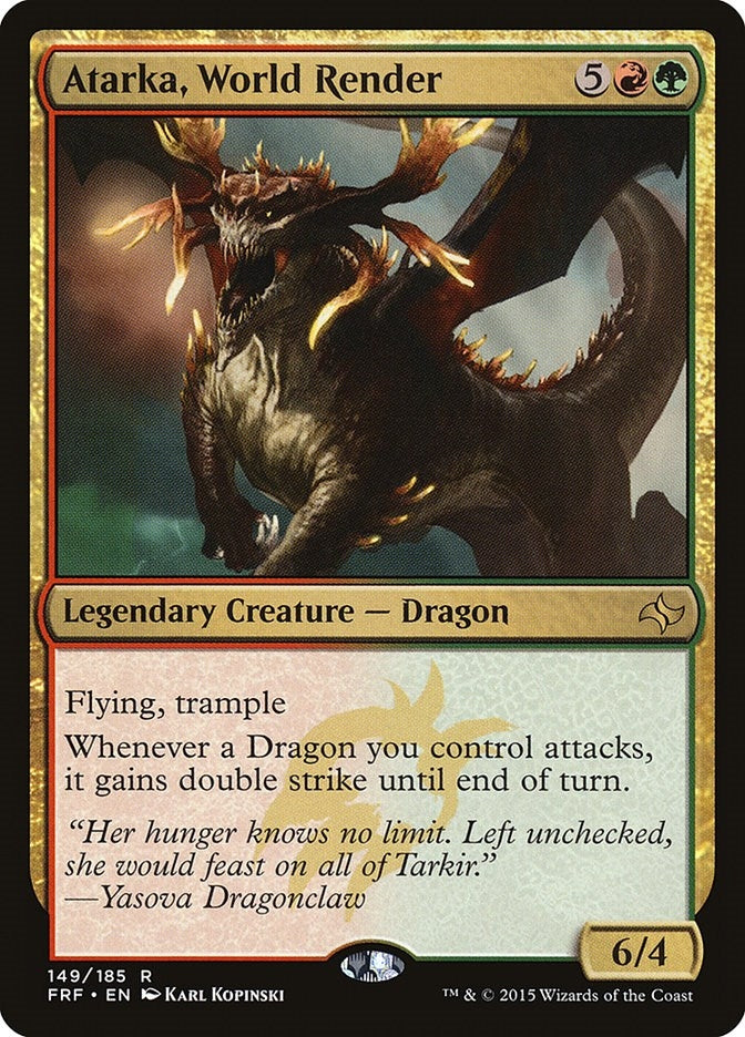 Image for Atarka, World Render (149) (FRF) - Magic: The Gathering