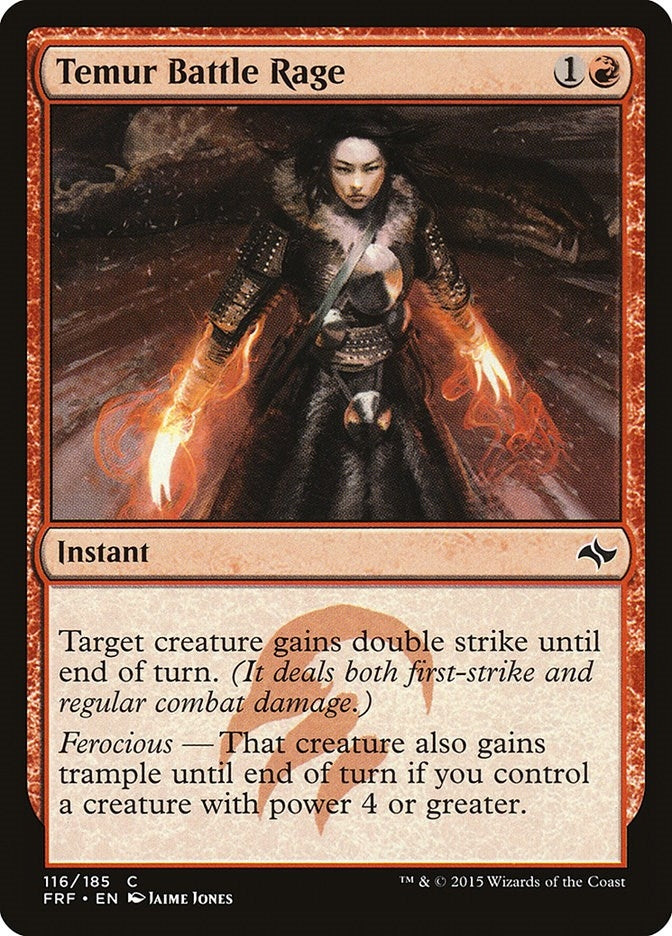 Image for Temur Battle Rage (116) (FRF) - Magic: The Gathering
