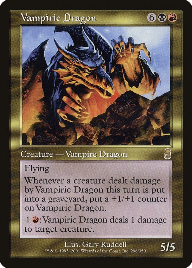 Image for Vampiric Dragon (296) (ODY) - Magic: The Gathering