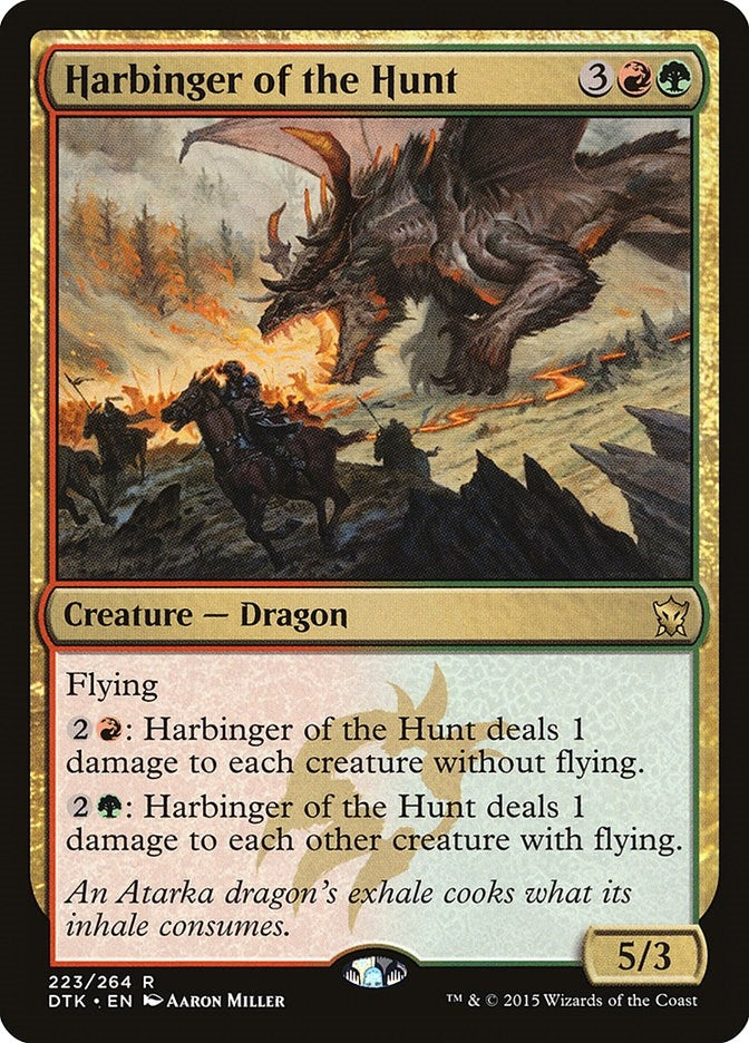 Image for Harbinger of the Hunt (223) (DTK) - Magic: The Gathering