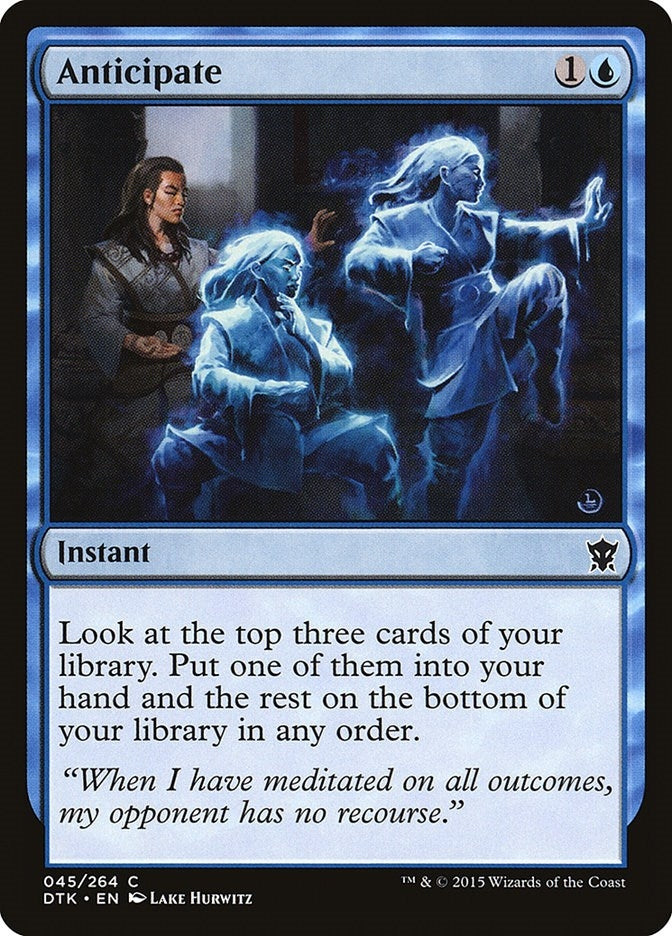 Image for Anticipate (45) (DTK) - Magic: The Gathering