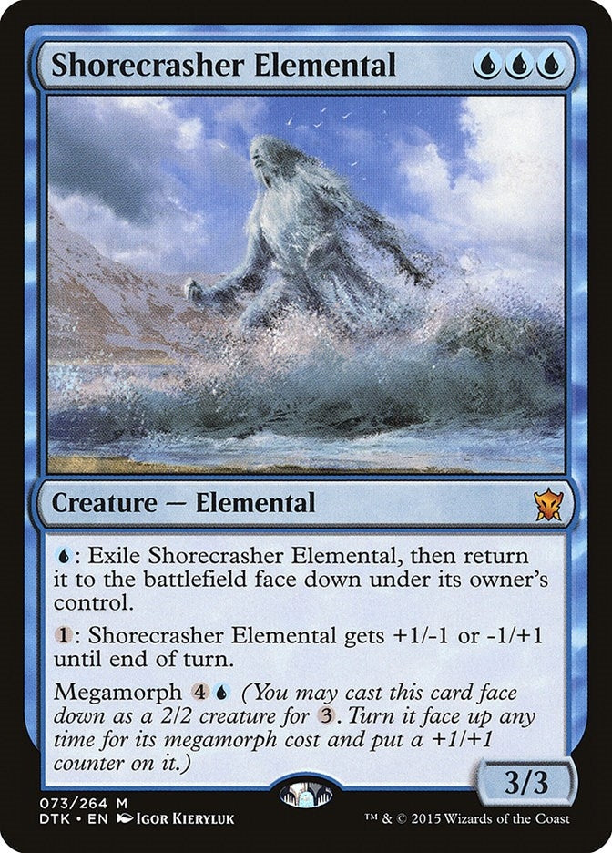 Image for Shorecrasher Elemental (73) (DTK) - Magic: The Gathering