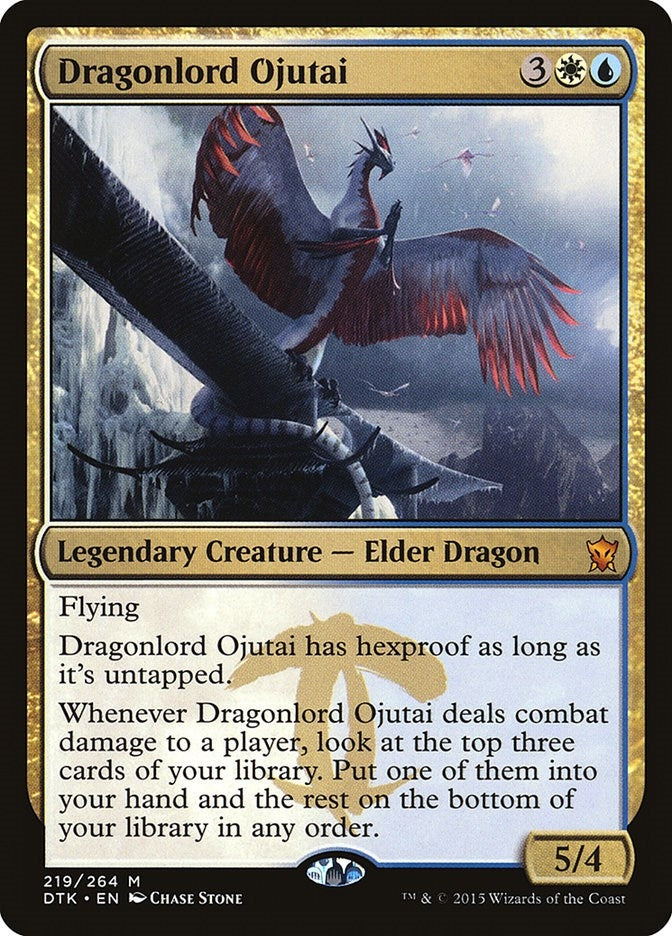 Image for Dragonlord Ojutai (219) (DTK) - Magic: The Gathering