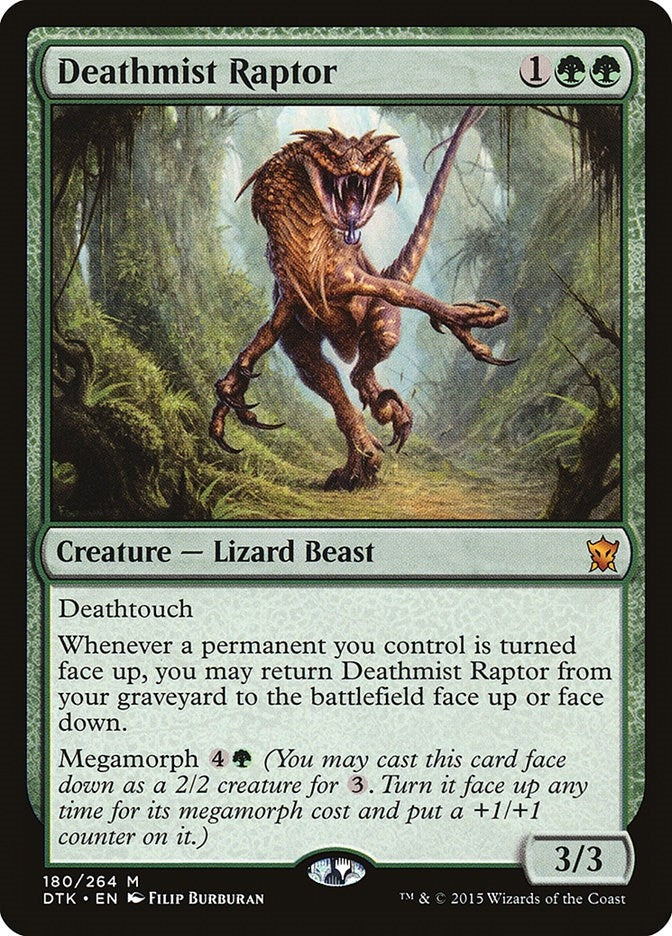 Image for Deathmist Raptor (180) (DTK) - Magic: The Gathering