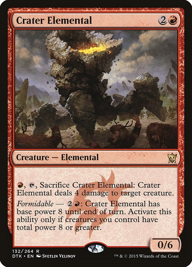 Image for Crater Elemental (132) (DTK) - Magic: The Gathering