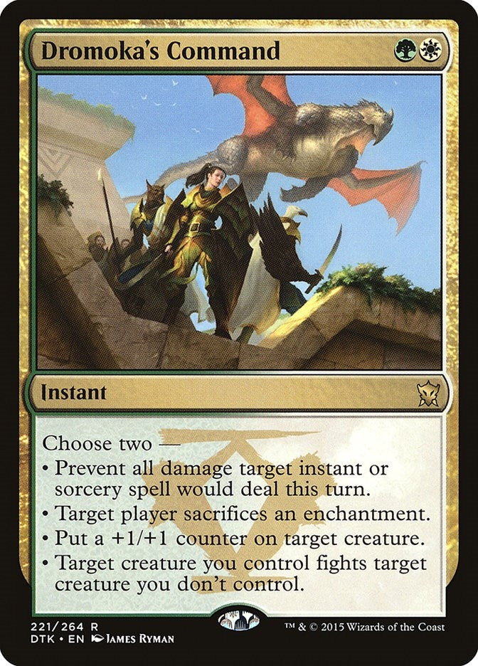 Image for Dromoka's Command (221) (DTK) - Magic: The Gathering