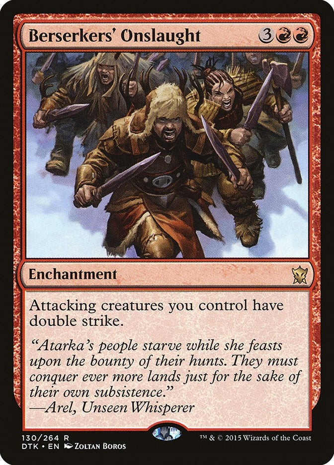 Image for Berserkers' Onslaught (130) (DTK) - Magic: The Gathering