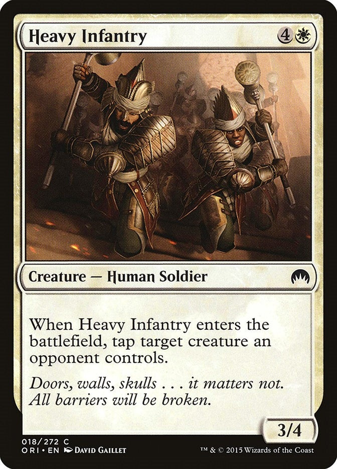 Image for Heavy Infantry (18) (ORI) - Magic: The Gathering