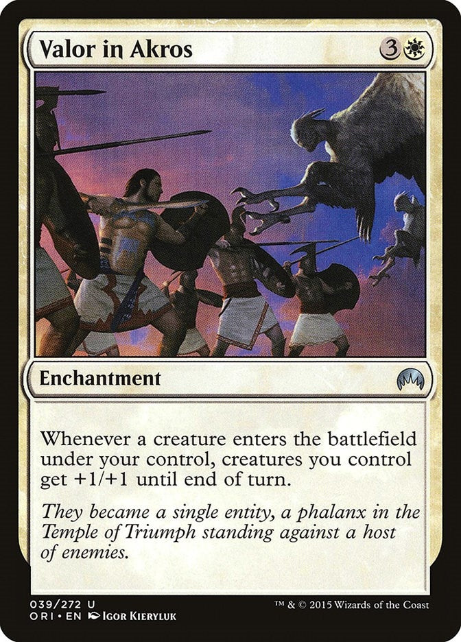 Image for Valor in Akros (39) (ORI) - Magic: The Gathering