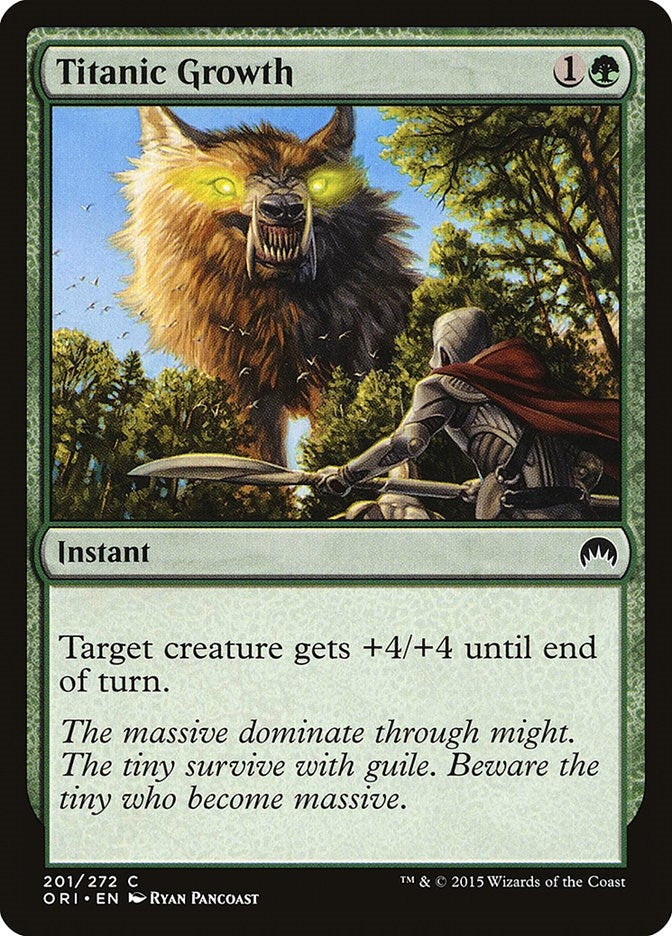 Image for Titanic Growth (201) (ORI) - Magic: The Gathering