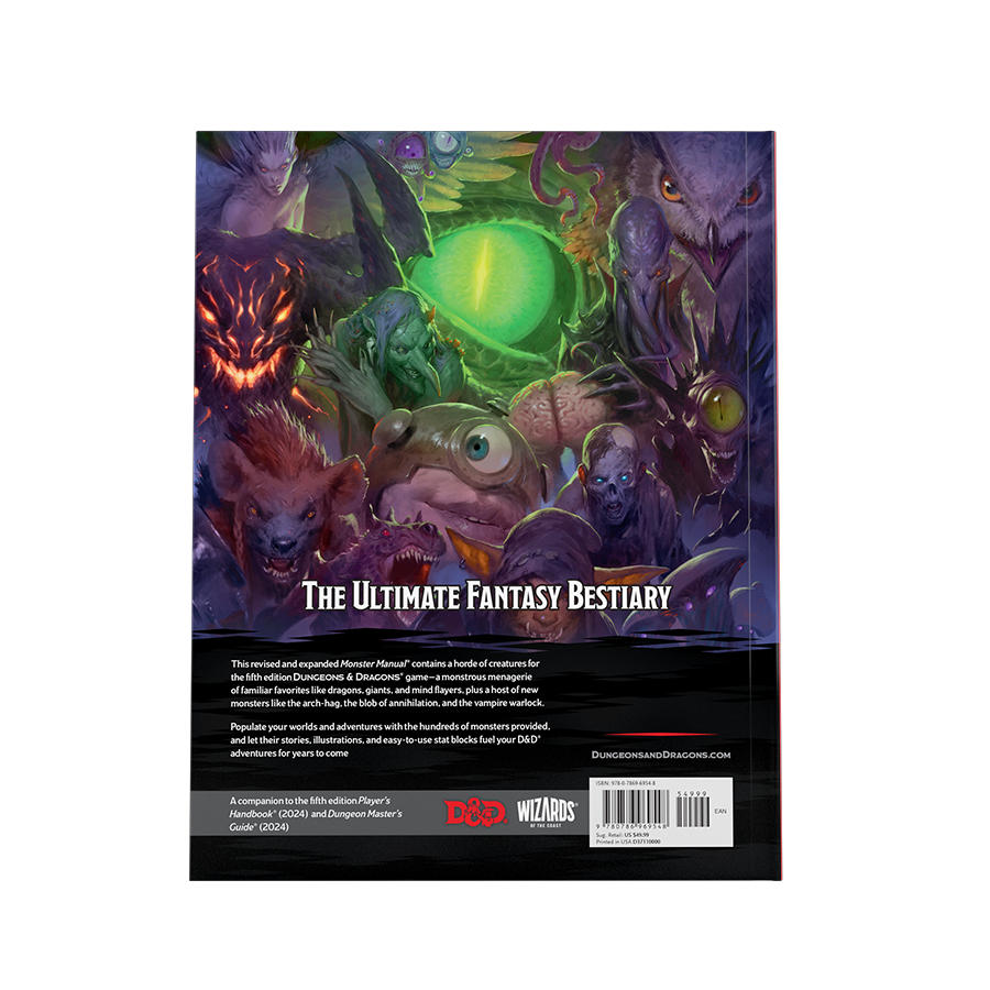 DND RPG 2024 MONSTER MANUAL HC