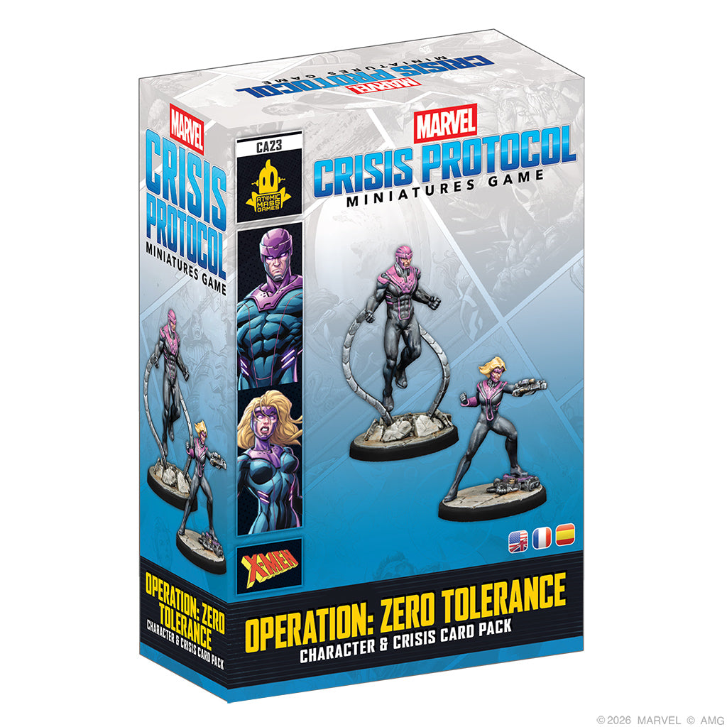 Marvel: Crisis Protocol -  Operation: Zero Tolerance  Character & Crisis Card  Pack